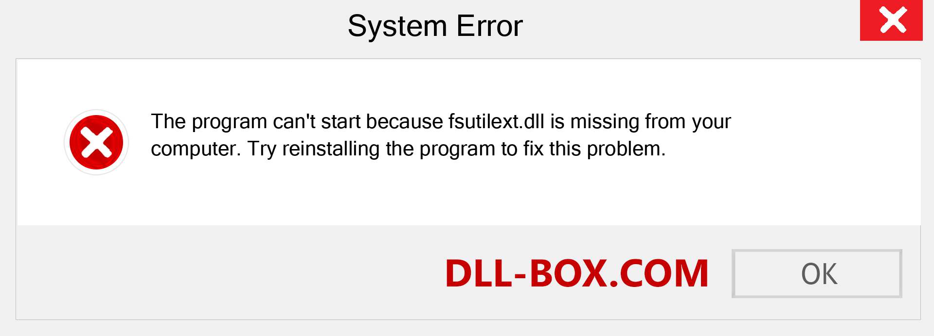  fsutilext.dll file is missing?. Download for Windows 7, 8, 10 - Fix  fsutilext dll Missing Error on Windows, photos, images