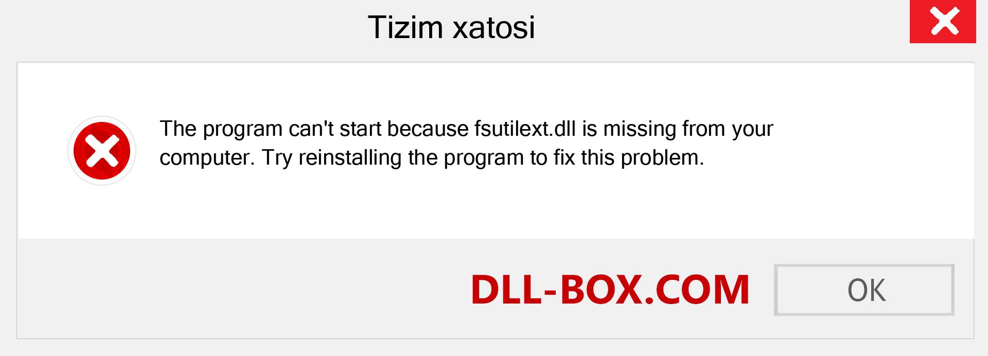 fsutilext.dll fayli yo'qolganmi?. Windows 7, 8, 10 uchun yuklab olish - Windowsda fsutilext dll etishmayotgan xatoni tuzating, rasmlar, rasmlar